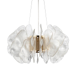 Люстра с декором в виде крупных рельефных лепестков 80 см Ethereal Bloom варинант исполнения - 1 | Loft Concept в Перми