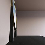 Туалетный Стол с зеркалом Primo Черный дуб варинант исполнения - 6 | Loft Concept в Перми