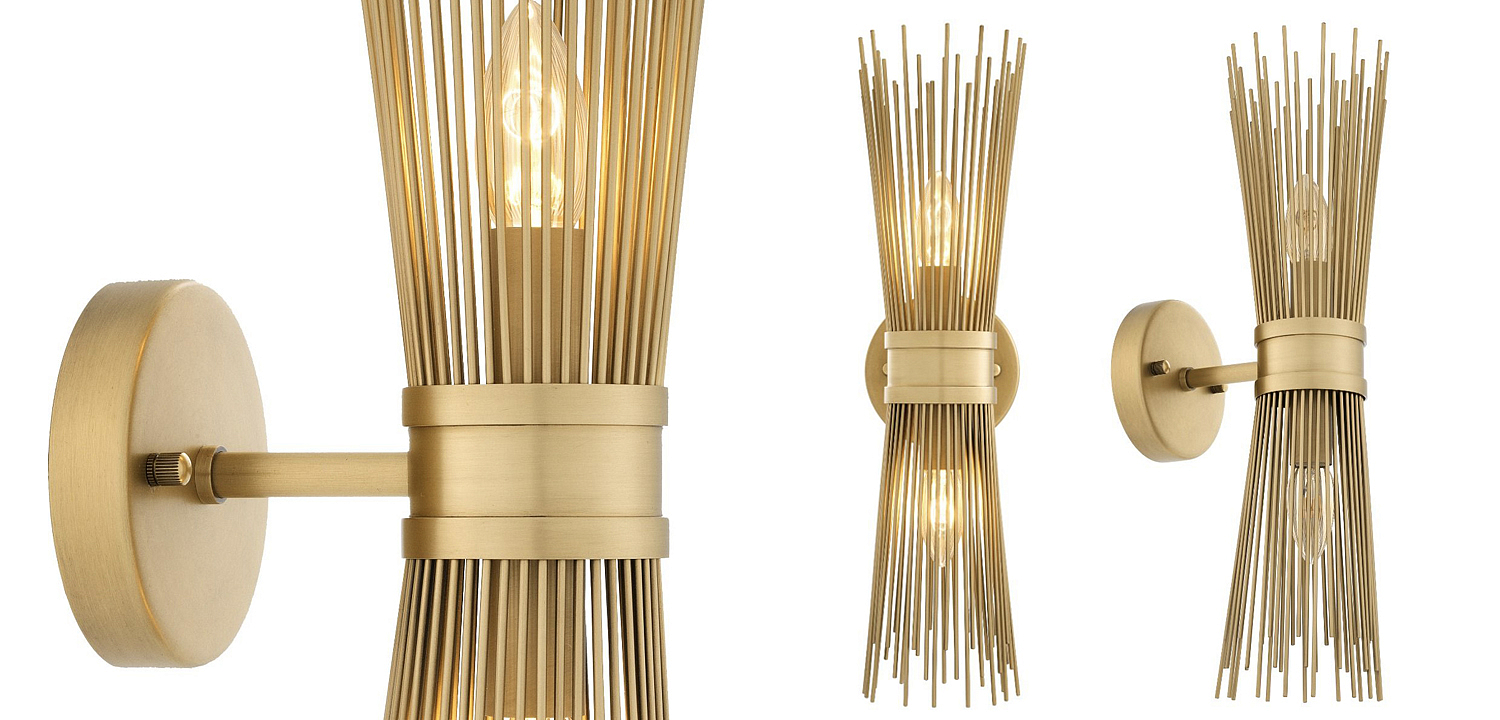 Бра Eichholtz Wall Lamp Romeo Double Бра Eichholtz Wall Lamp Romeo Double - Loft-Concept в Перми