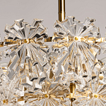 Люстра многоярусная с объемными прозрачными цветами Hanging Flowers варинант исполнения - 6 | Loft Concept в Перми