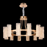 Люстра круглая с текстурными цилиндрическими плафонами Glimpse варинант исполнения - 6 | Loft Concept в Перми