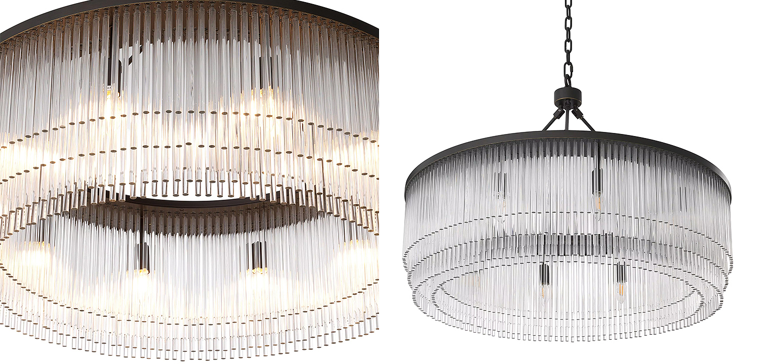 Люстра Eichholtz Chandelier Hector L Bronze Люстра Eichholtz Chandelier Hector L Bronze - Loft-Concept в Перми