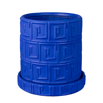 Цветочный горшок Seletti Greca Blue Цветочный горшок Seletti Greca Blue