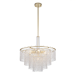 Люстра многоярусная с каскадами кристаллов Crystal Rains варинант исполнения - 2 | Loft Concept в Перми