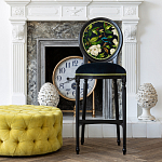 Барный стул из натурального бука с изображением птицы и цветов Blooming Birds варинант исполнения - 2 | Loft Concept в Перми