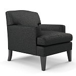 Мебельная ткань Шенилл черный цвет 138 см T4-35 варинант исполнения - 5 | Loft Concept в Перми