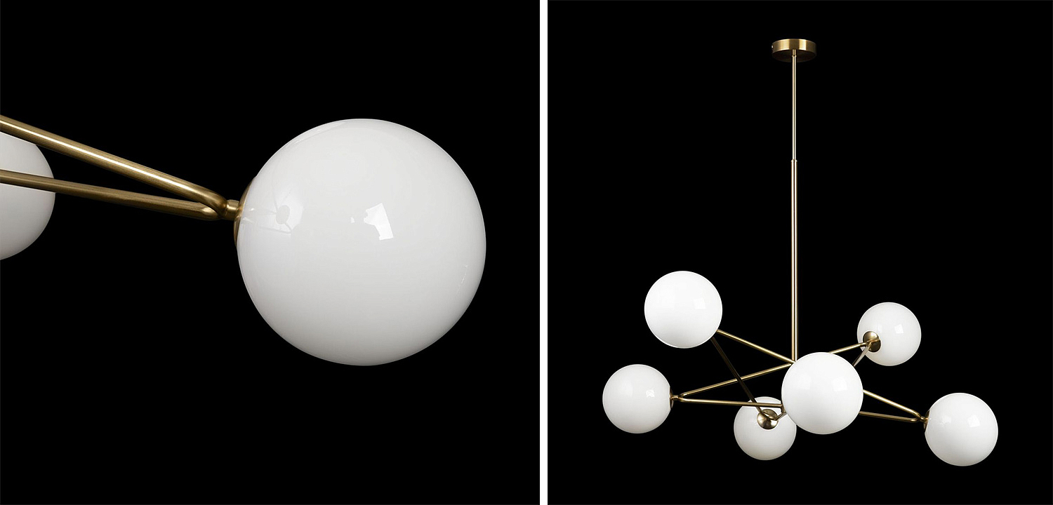 Люстра Chandelier Constellation Orbs White Люстра Chandelier Constellation Orbs White - Loft-Concept в Перми