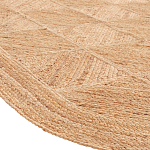 Ковер из джута квадратный с закругленными краями Atlas варинант исполнения - 2 | Loft Concept в Перми