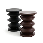 Фигурный приставной столик черного цвета AMORPHOUS варинант исполнения - 3 | Loft Concept в Перми