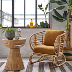 Приставной стол из ротанга Rattany варинант исполнения - 5 | Loft Concept в Перми