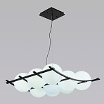 Люстра подвесная с 9-ю плафонами в форме шара Yarvi варинант исполнения - 4 | Loft Concept в Перми