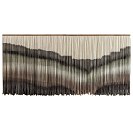 Пейзаж из нитей Макраме Wall decor Black and White Landscape варинант исполнения - 6 | Loft Concept в Перми