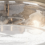 Потолочный светильник с прозрачным стеклянным плафоном с эффектом пузырьков Kichler варинант исполнения - 4 | Loft Concept в Перми