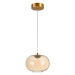 Подвесной светильник с янтарным рифленым стеклянным плафоном Ferm Living варинант исполнения - 2 | Loft Concept в Перми