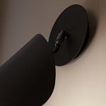 Бра с поворотным плафоном Aracea Black Wall Lamp варинант исполнения - 13 | Loft Concept в Перми