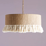 Люстра круглая плетеная с кисточками Solar Glow варинант исполнения - 6 | Loft Concept в Перми