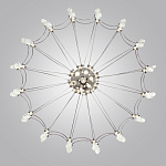 Люстра подвесная из металла с прозрачными подвесками из хрусталя Quasar 93 варинант исполнения - 11 | Loft Concept в Перми