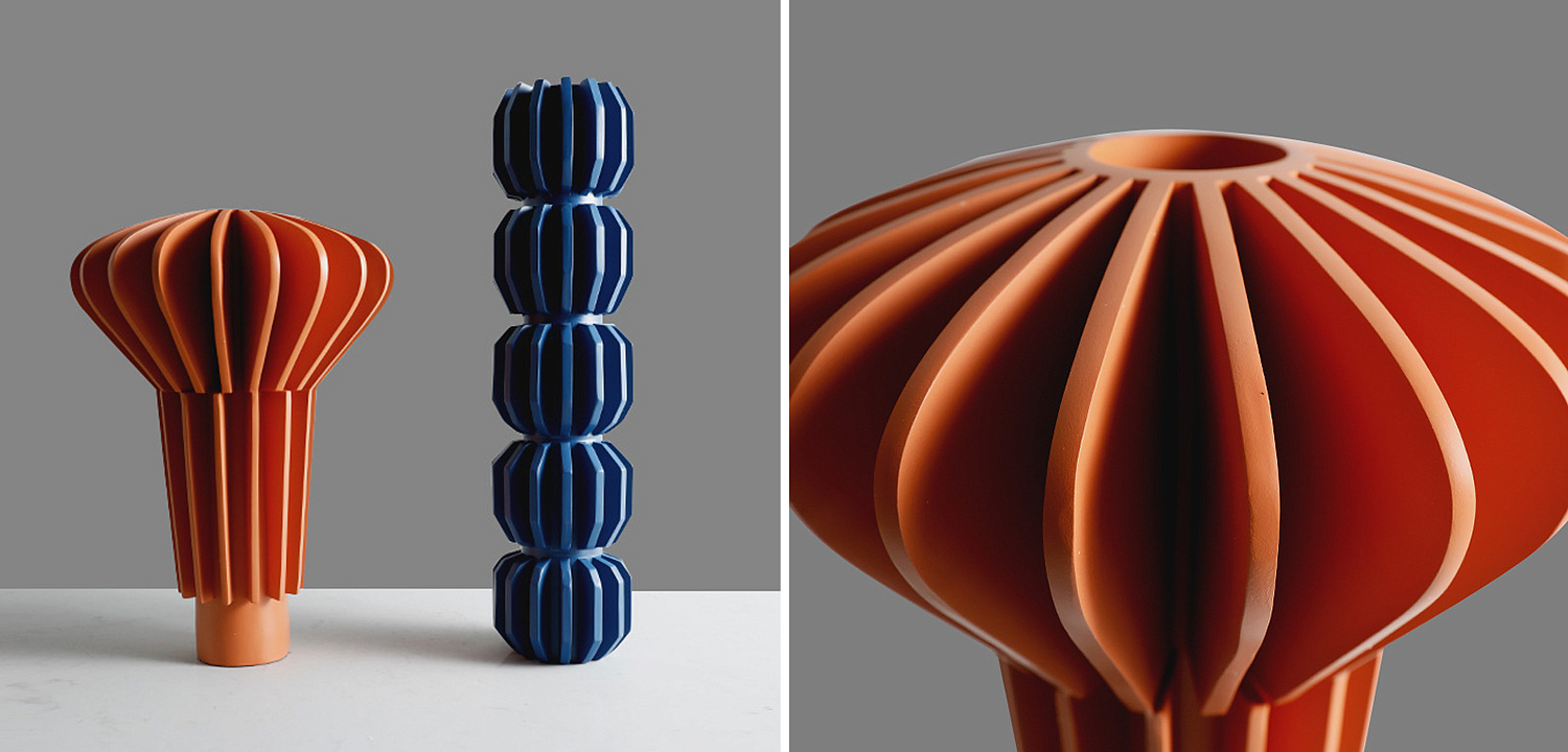 Ваза Mieko Orange Molecule Collection Vase Ваза Mieko Orange Molecule Collection Vase - Loft-Concept в Перми