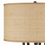 Торшер с цилиндрическим абажуром на каркасе в виде корня растения Curling Light варинант исполнения - 2 | Loft Concept в Перми