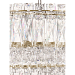 Люстра подвесная круглая из прозрачного хрусталя с золотым корпусом Selfsufficient варинант исполнения - 5 | Loft Concept в Перми