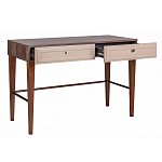 Стол письменный из массива бука с 2-мя ящиками бежевый Wenge Light варинант исполнения - 3 | Loft Concept в Перми