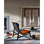 Дизайнерское кресло с подлокотниками из массива дерева Gio Ponti D.156.3 Armchair варинант исполнения - 2 | Loft Concept в Перми