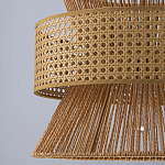 Подвесной светильник с абажуром из натуральных материалов Light Inside the Cell варинант исполнения - 9 | Loft Concept в Перми