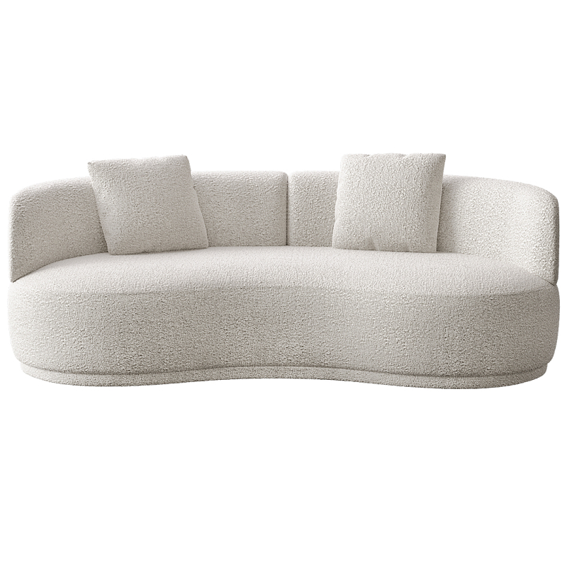 Двухместный диван Calypso Молочный в Перми | Loft Concept 