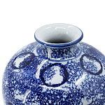 Ваза из фарфора сине-белого цвета Blue & White Ornament  варинант исполнения - 2 | Loft Concept в Перми