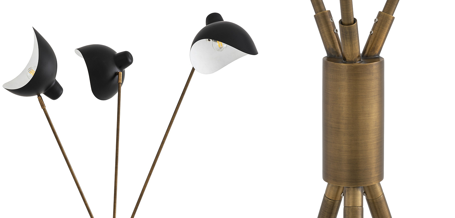 Торшер Eichholtz Floor Lamp Costner Торшер Eichholtz Floor Lamp Costner - Loft-Concept в Перми
