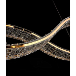 Люстра волнистой формы с фактурным хрустальным плафоном Light Delight варинант исполнения - 6 | Loft Concept в Перми