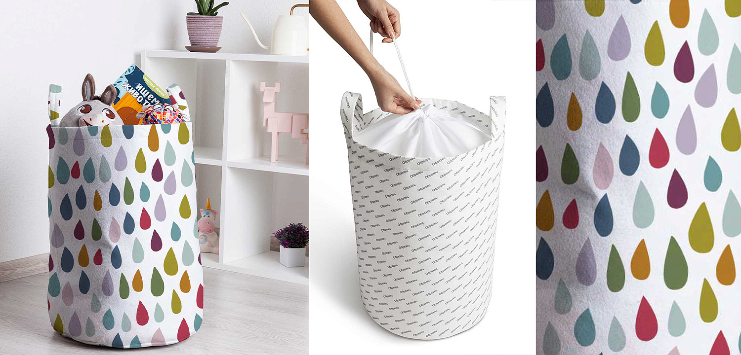 Корзина Drops Pattern Basket Корзина Drops Pattern Basket - Loft-Concept в Перми