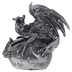 Декоративная статуэтка Дракон Silver Dragon Statuette варинант исполнения - 3 | Loft Concept в Перми