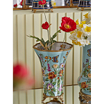 Ваза со стрекозой из фарфора с бронзовыми элементами Paradise Dragonfly варинант исполнения - 5 | Loft Concept в Перми