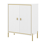 Тумба белая с двумя дверками и полками Antique Order варинант исполнения - 1 | Loft Concept в Перми