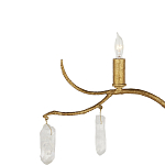 Бра с каркасом в виде веток усыпанных кристаллами Branches with Crystals варинант исполнения - 1 | Loft Concept в Перми