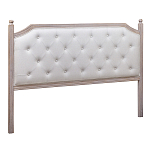 Изголовье кровати бежевое с мягкой обивкой из льна Emma Headboard варинант исполнения - 1 | Loft Concept в Перми