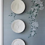 Обои ручная роспись Jasmine Standard colourway on Wood Ash slub silk варинант исполнения - 3 | Loft Concept в Перми