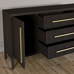 Буфет Primo с тремя ящиками и двумя фасадами Темный орех варинант исполнения - 6 | Loft Concept в Перми