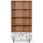 Широкий стеллаж с принтом Elise Rack варинант исполнения - 19 | Loft Concept в Перми