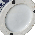 Ваза с бело-синей росписью и изображением цветов Blue & White Ornament варинант исполнения - 2 | Loft Concept в Перми