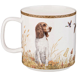 Кружка из фарфора с изображением фазанов и собаки 400 мл Hunting Porcelain Collection варинант исполнения - 1 | Loft Concept в Перми