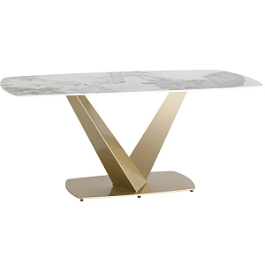 Стол обеденный Cascales столешница бежевый мрамор