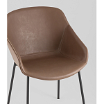 Стул Ashby экокожа светло-коричневый варинант исполнения - 3 | Loft Concept в Перми