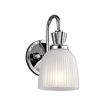 Бра с матовым ребристым плафоном в форме колокола Kichler варинант исполнения - 1 | Loft Concept в Перми