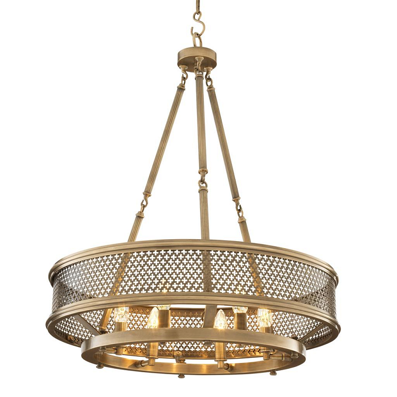 Люстра Eichholtz Chandelier Savoie Латунь Античная полированная в Перми | Loft Concept 