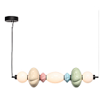 Подвесной светильник линейный с керамическими элементами 24W LED Fragrant Light варинант исполнения - 1 | Loft Concept в Перми