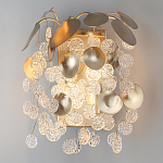 Бра с декоративными подвесками из прозрачного стекла в форме монеток FAIRYTREE Light варинант исполнения - 3 | Loft Concept в Перми