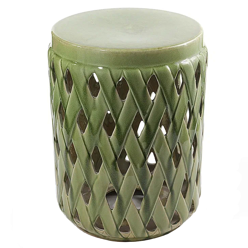 Керамический табурет Ceramic Chair Light Green Зеленый в Перми | Loft Concept 