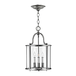 Подвесной светильник с прозрачным стеклянным цилиндрическим плафоном в классическом стиле на цепи Hinkley варинант исполнения - 5 | Loft Concept в Перми